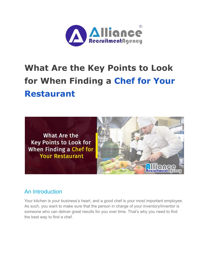 what are the key points to look for when finding n.w