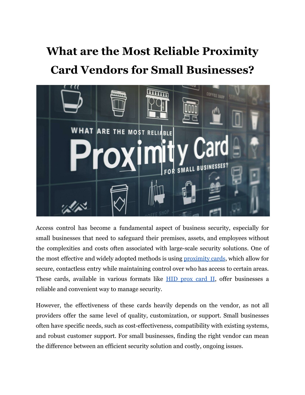 what are the most reliable proximity l.w