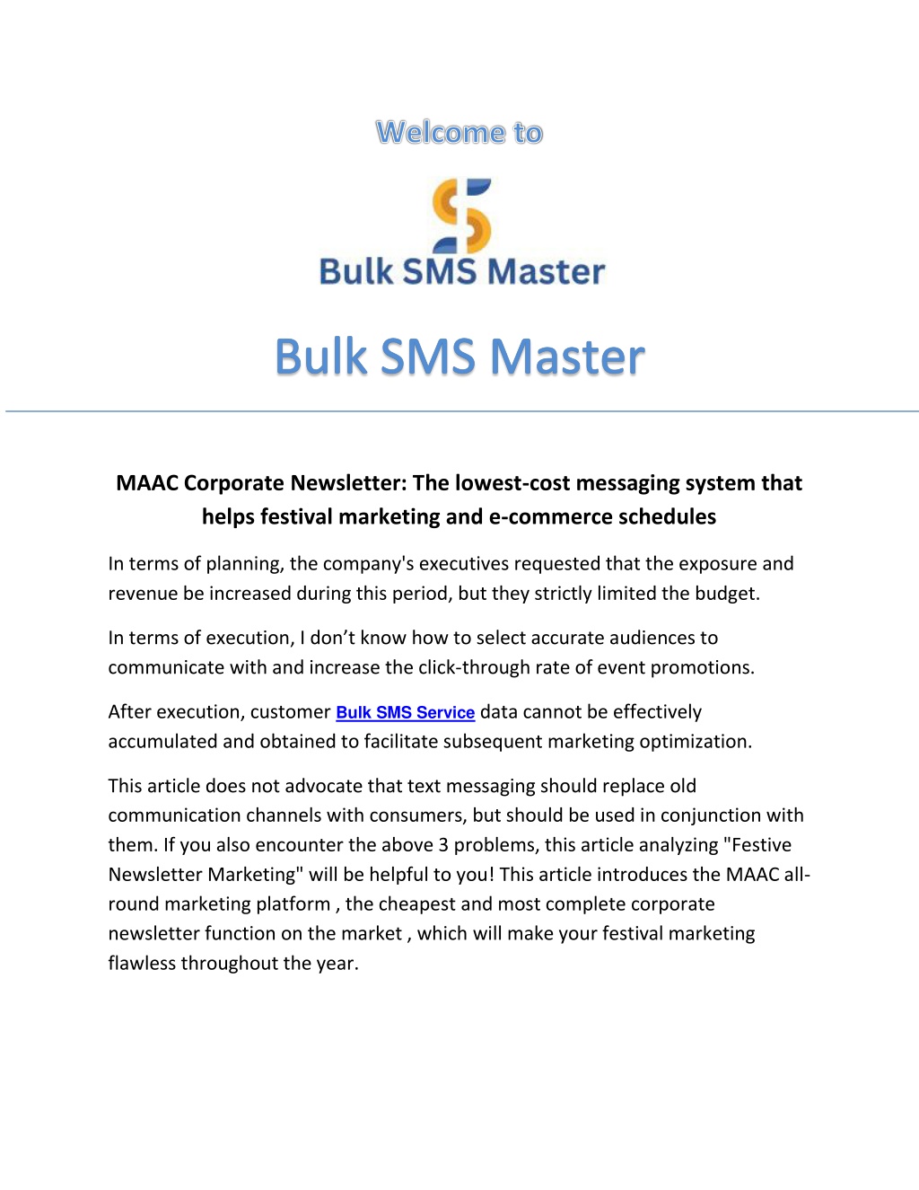 maac corporate newsletter the lowest cost l.w