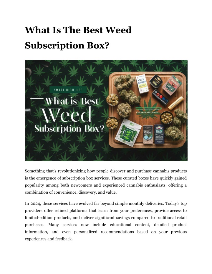 what is the best weed n.w