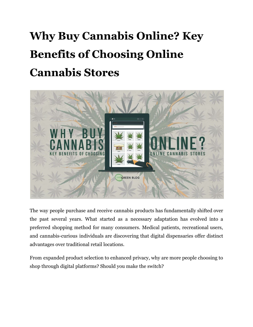 why buy cannabis online key l.w