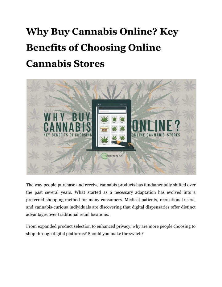 why buy cannabis online key n.w
