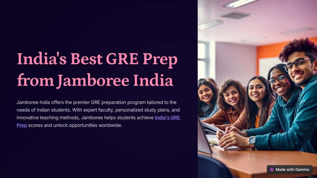 india s best gre prep from jamboree india l.w