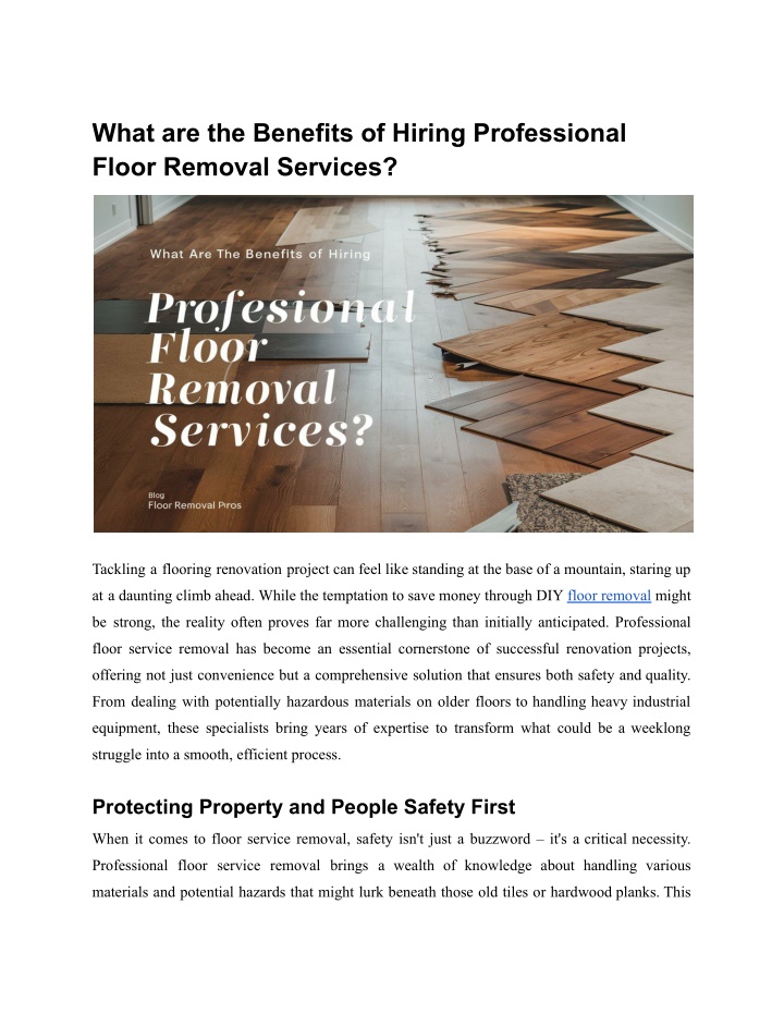 what are the benefits of hiring professional n.w