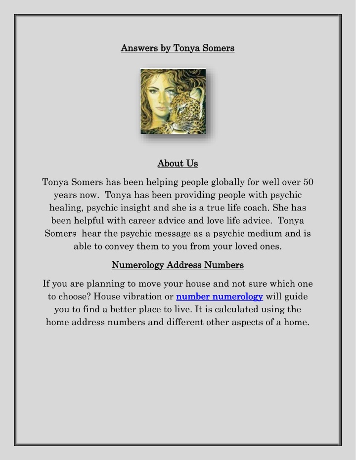 a answers nswers by to n.w