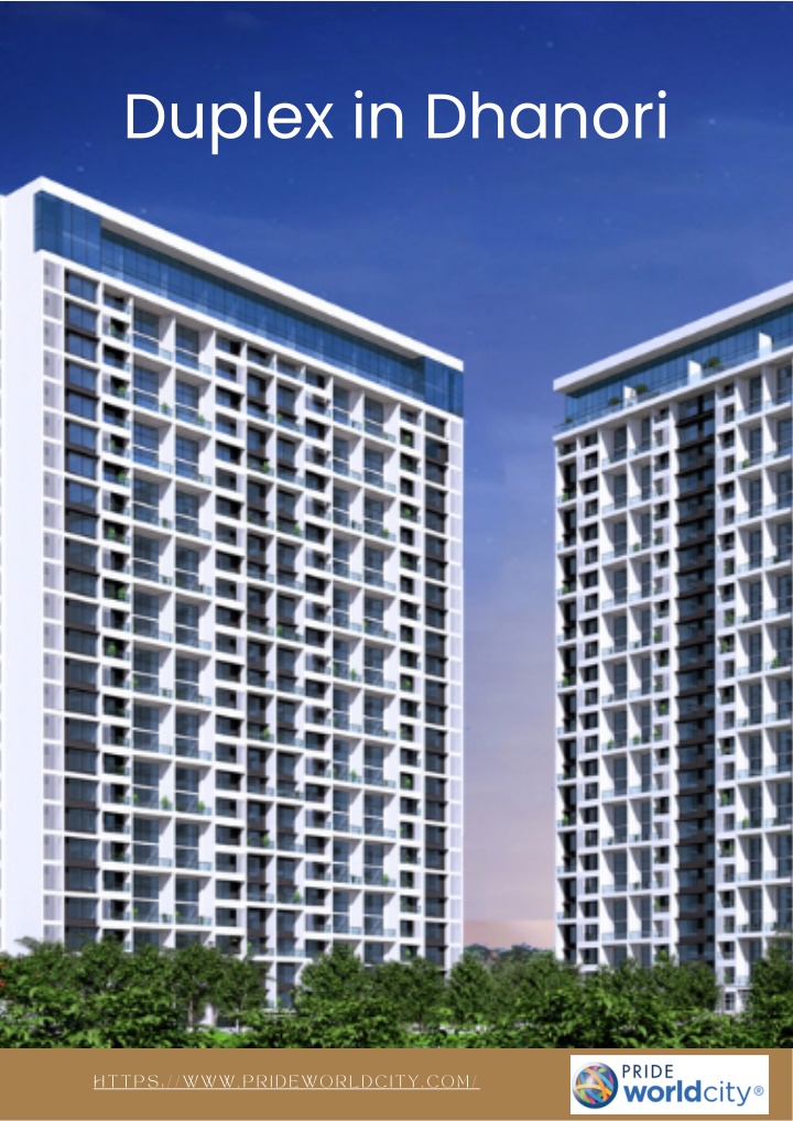duplex in dhanori n.w