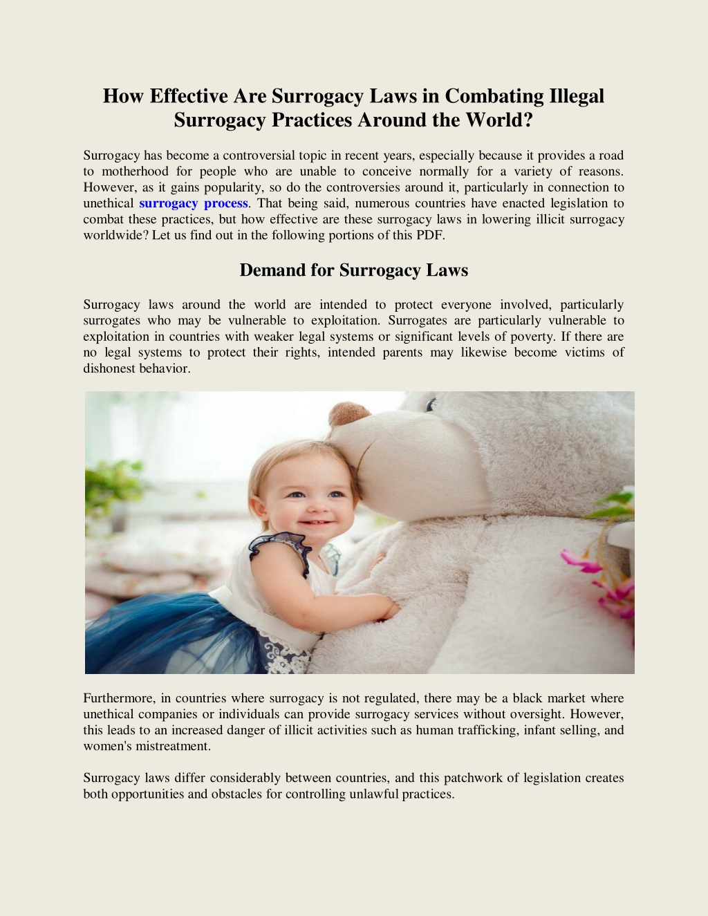 how effective are surrogacy laws in combating l.w