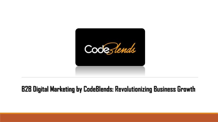 b2b digital marketing by codeblends n.w
