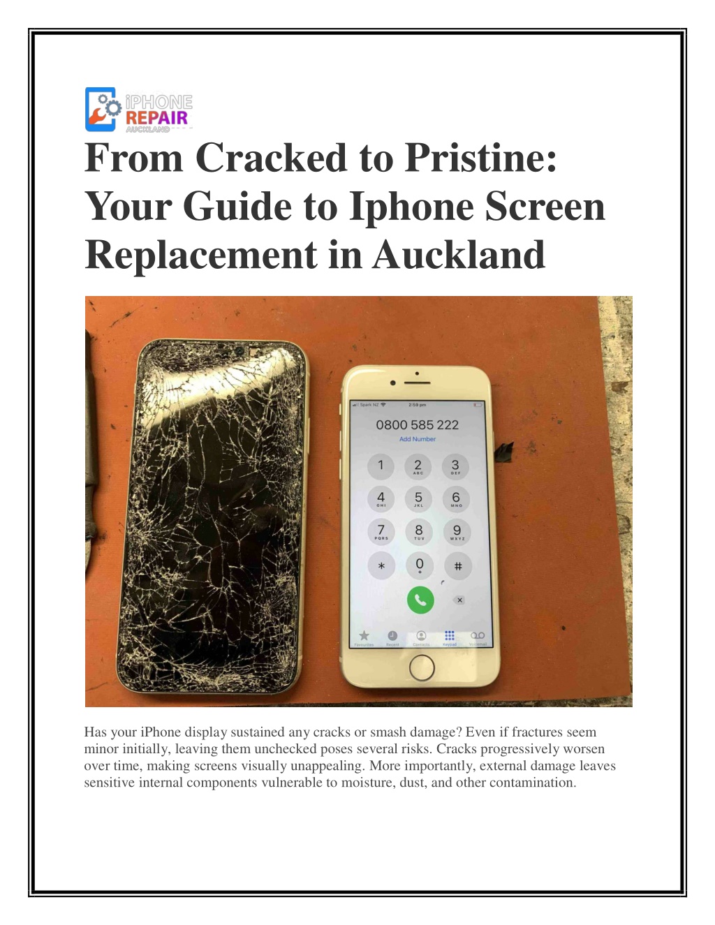 from cracked to pristine your guide to iphone l.w