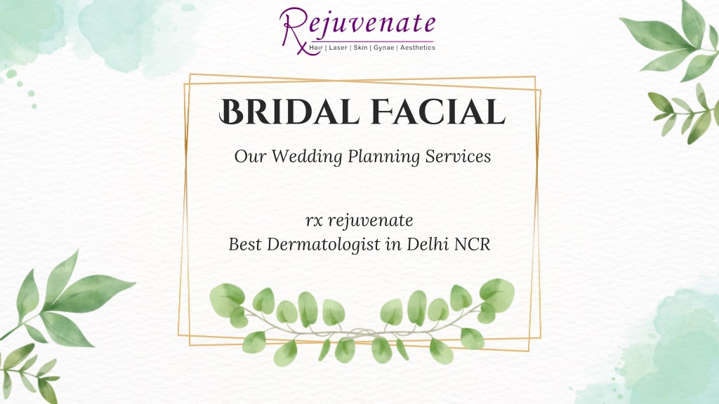 bridal facial our wedding planning services l.w