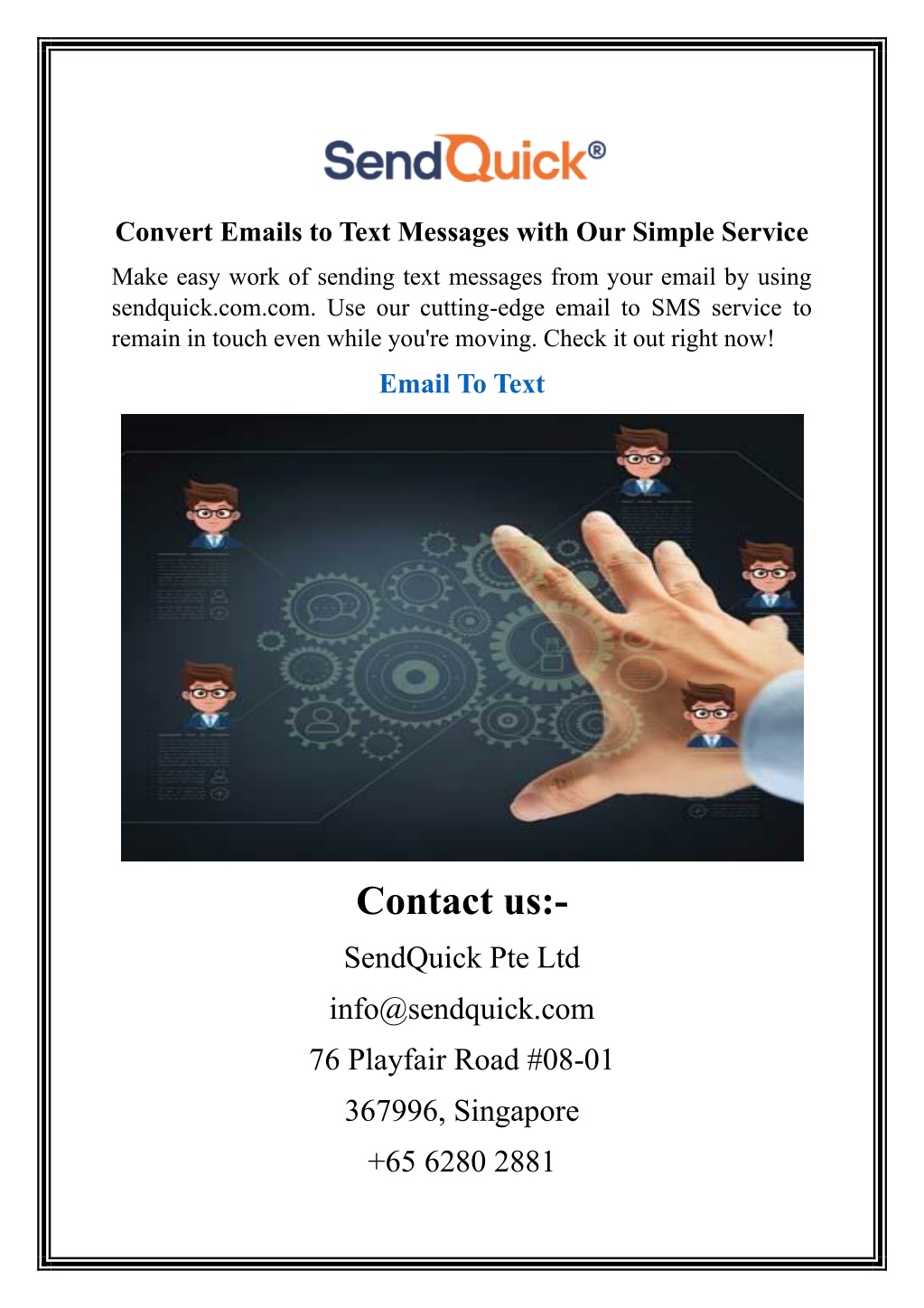 convert emails to text messages with our simple l.w