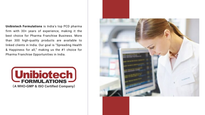 unibiotech formulations is india s top pcd pharma n.w