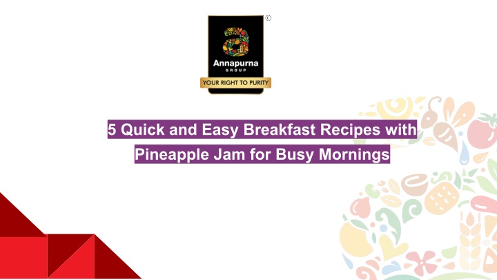 5 quick and easy breakfast recipes with pineapple n.w