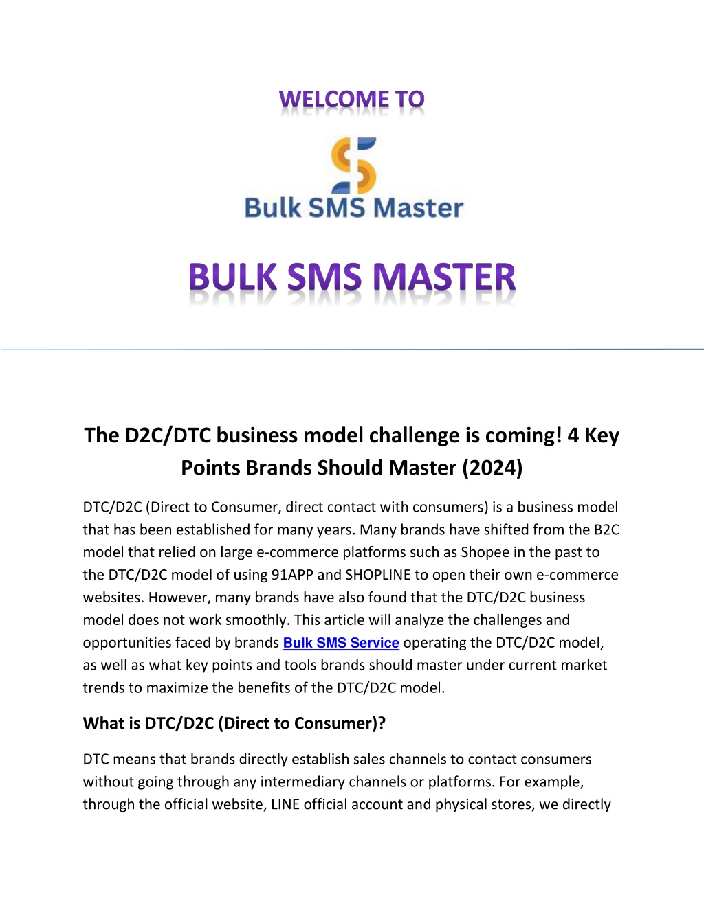 the d2c dtc business model challenge is coming l.w