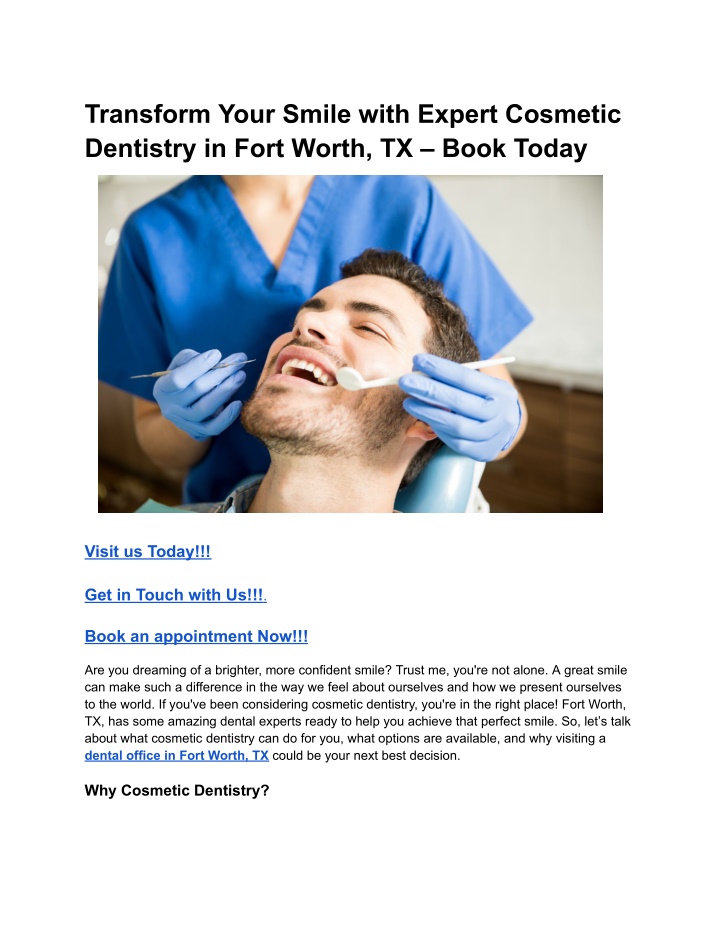 transform your smile with expert cosmetic n.w