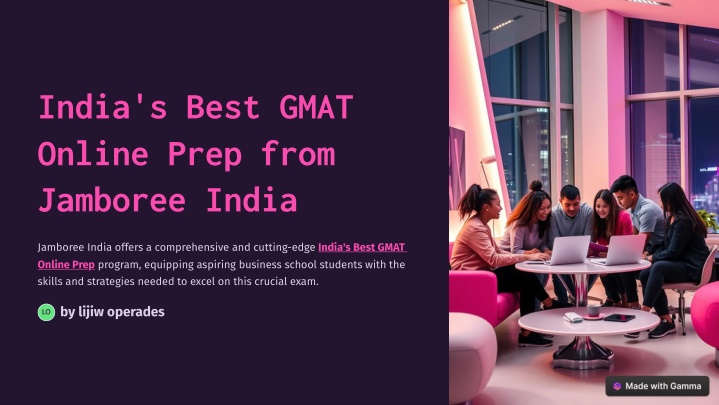 india s best gmat online prep from jamboree india n.w