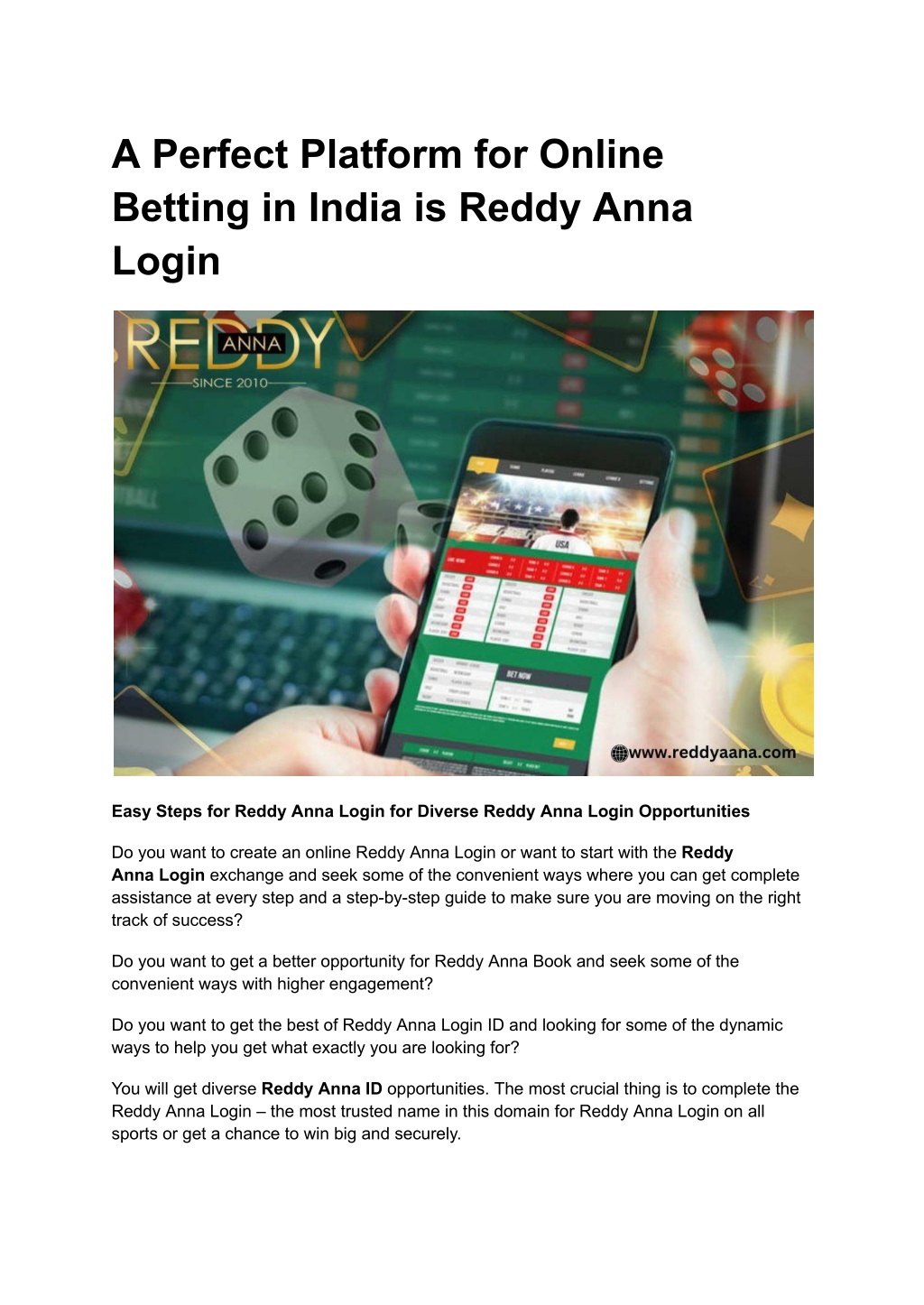 a perfect platform for online betting in india l.w