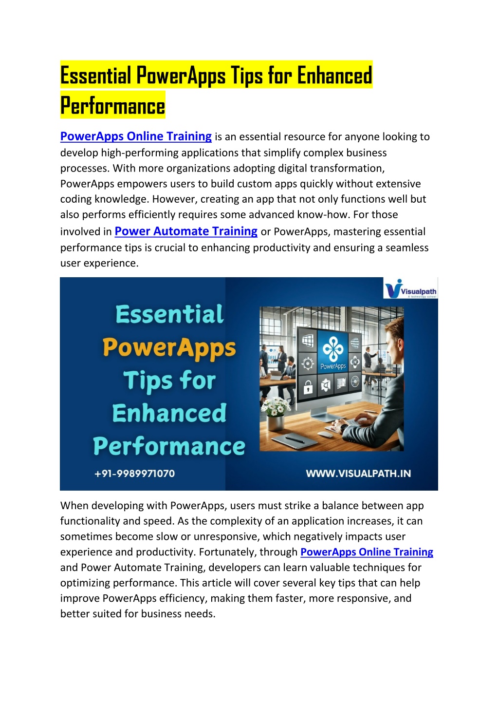 essential powerapps tips for enhanced performance l.w