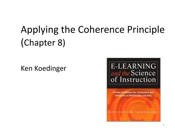 Enhancing Student Learning Through Coherence Principle