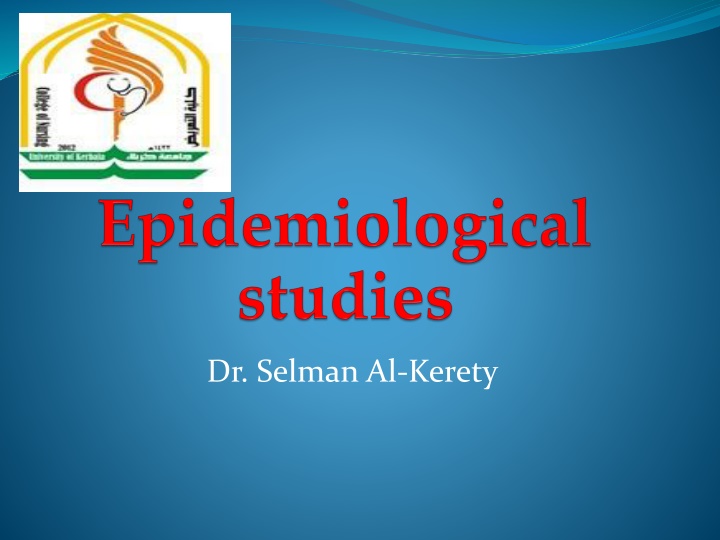 Experimental Studies in Epidemiology