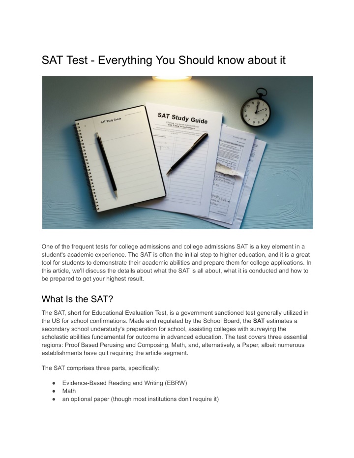 sat test everything you should know about it n.w