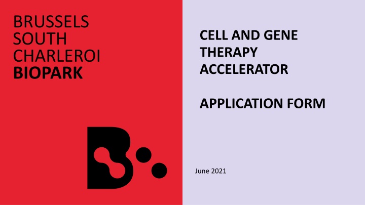Accelerating Innovation in Biopark: A Funding Proposal for Cell and Gene Therapy Project