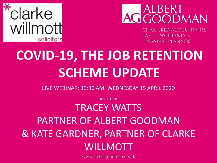 COVID-19 Job Retention Scheme Update Webinar Highlights