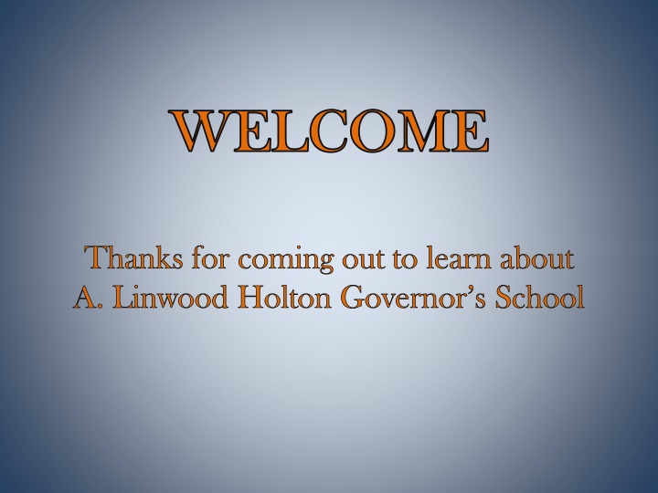 Linwood Holton Governor's School