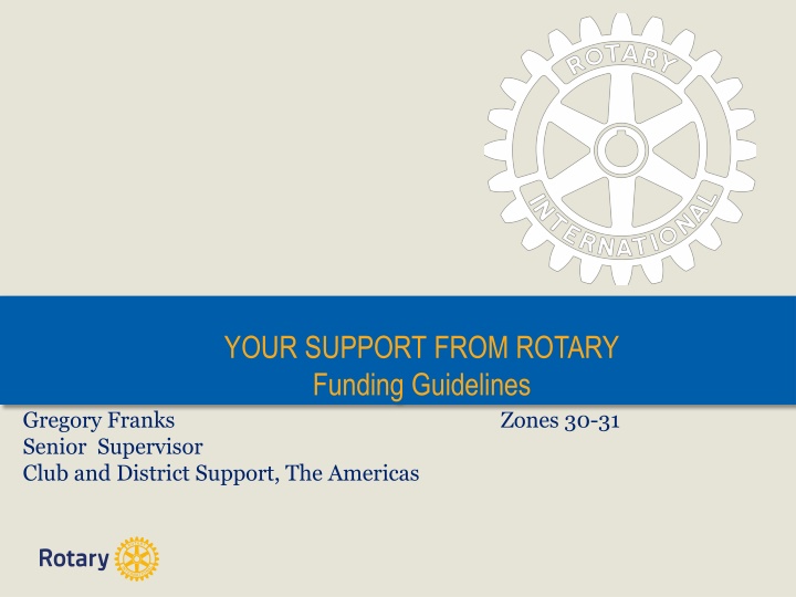 Rotary Support and Funding Guidelines
