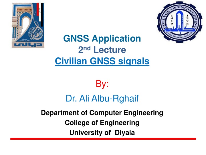 Civilian GNSS Signals Overview: GPS, GLONASS, Galileo