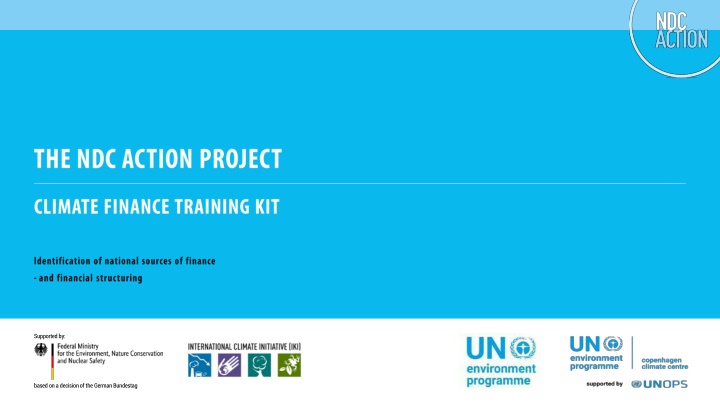 National Climate Action and Sustainable Finance Strategies