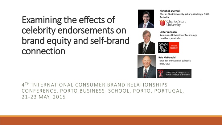 Effects of Celebrity Endorsements on Brand Equity and Self-Brand Connection