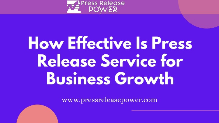 How Effective Is Press Release Service for Business Growth