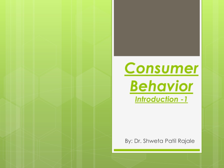 Consumer Behavior: A Comprehensive Overview