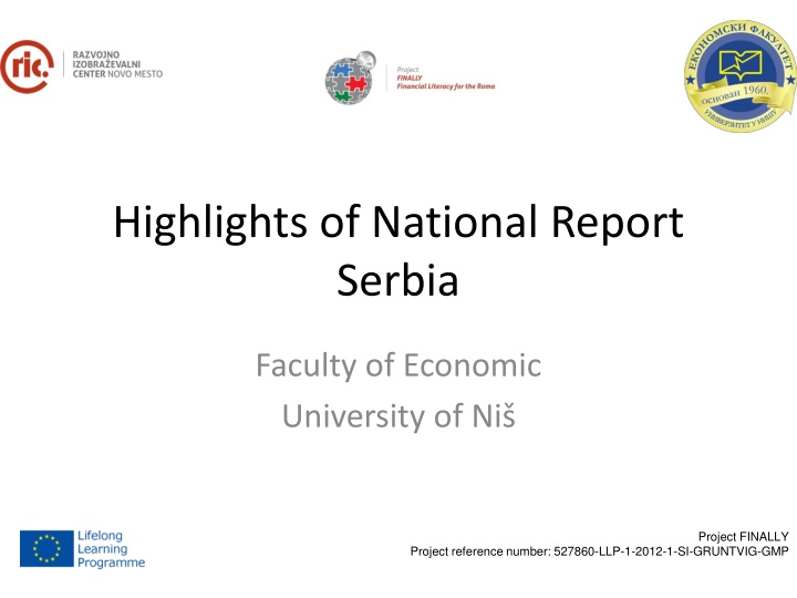 Socio-Economic Status of the Roma Population in Serbia