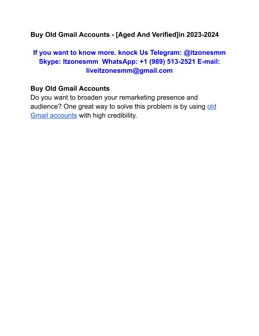 buy old gmail accounts aged and verified in 2023 l.w