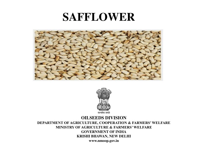 Safflower: Overview of Cultivation, Climate, and Global Scenario