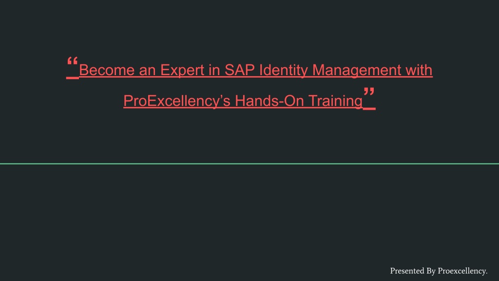 become an expert in sap identity management with l.w