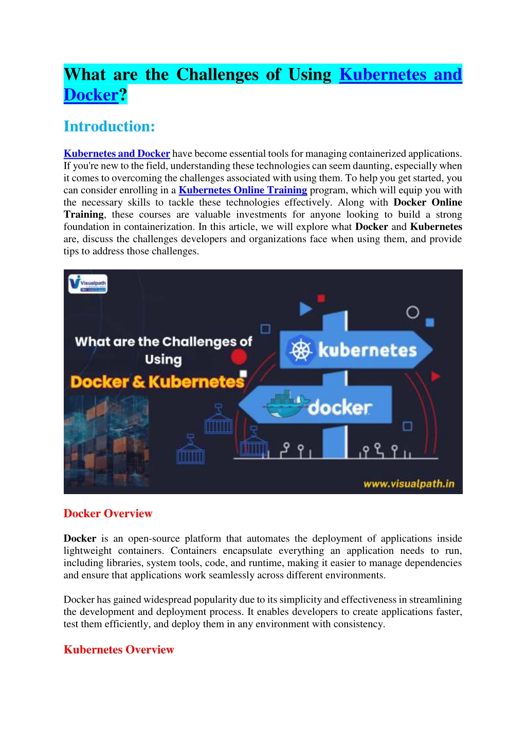 what are the challenges of using kubernetes l.w