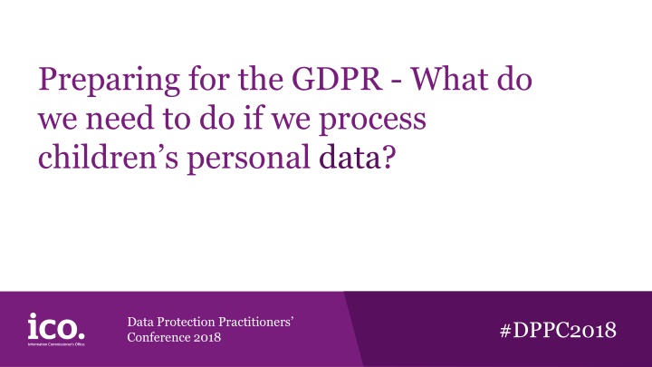 Guide to Process Children's Personal Data Under GDPR