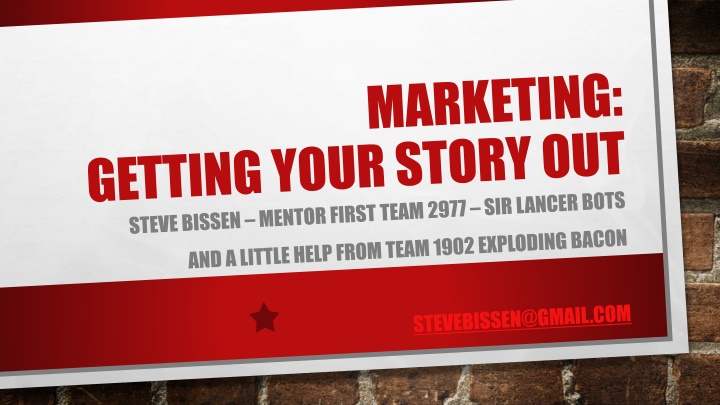 Marketing in the Business World
