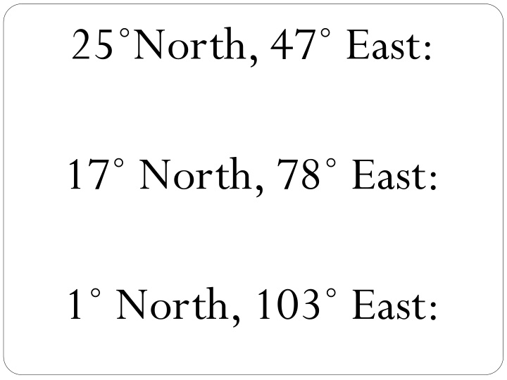 Cities Around the World Through Coordinates