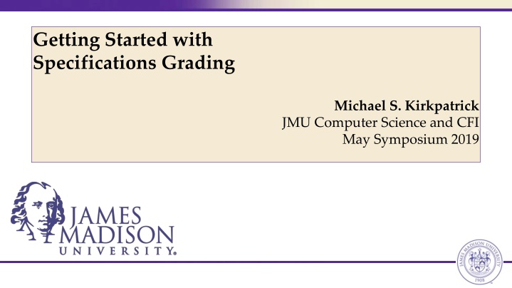 Getting Started with Specifications Grading in Computer Science