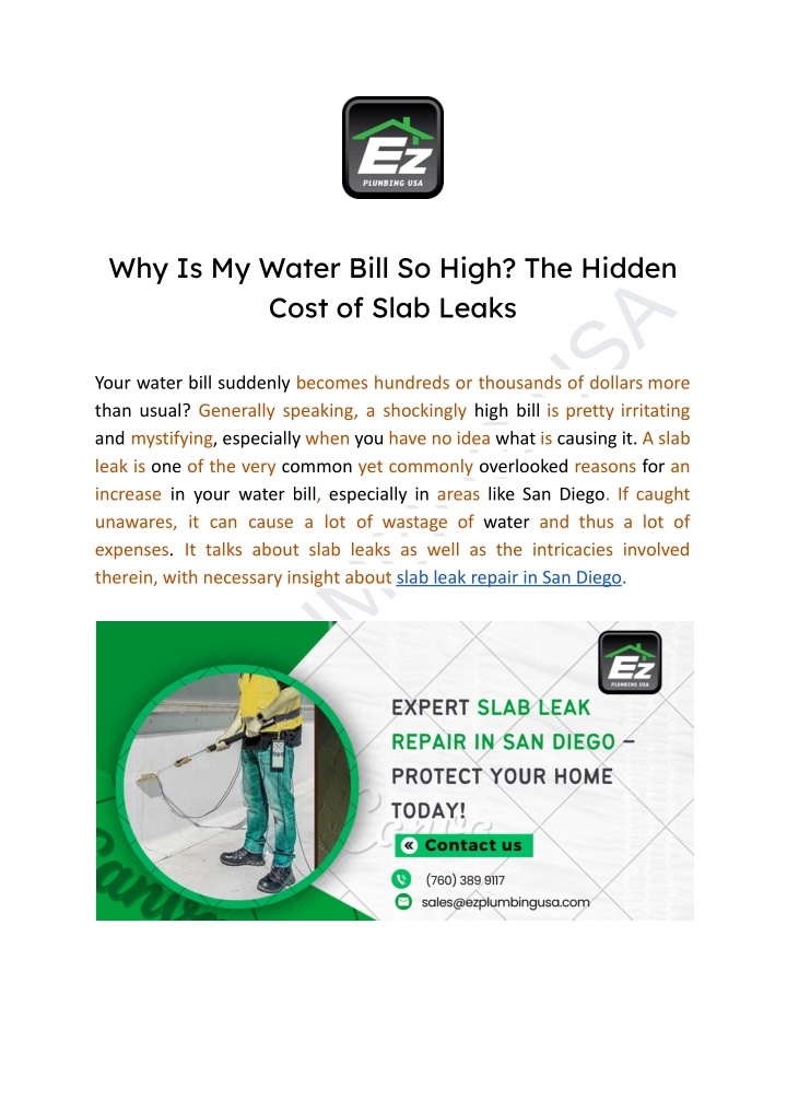 why is my water bill so high the hidden cost n.w