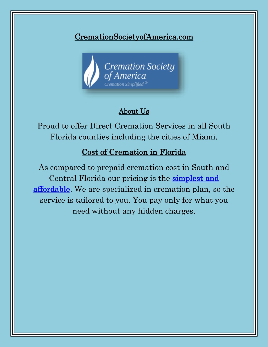 cre cremations mationsoci l.w