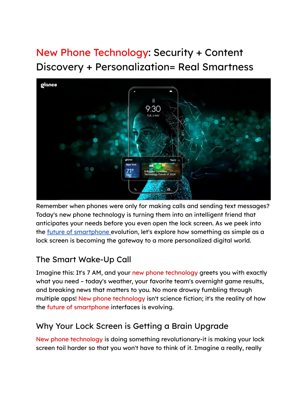 new phone technology security content discovery l.w