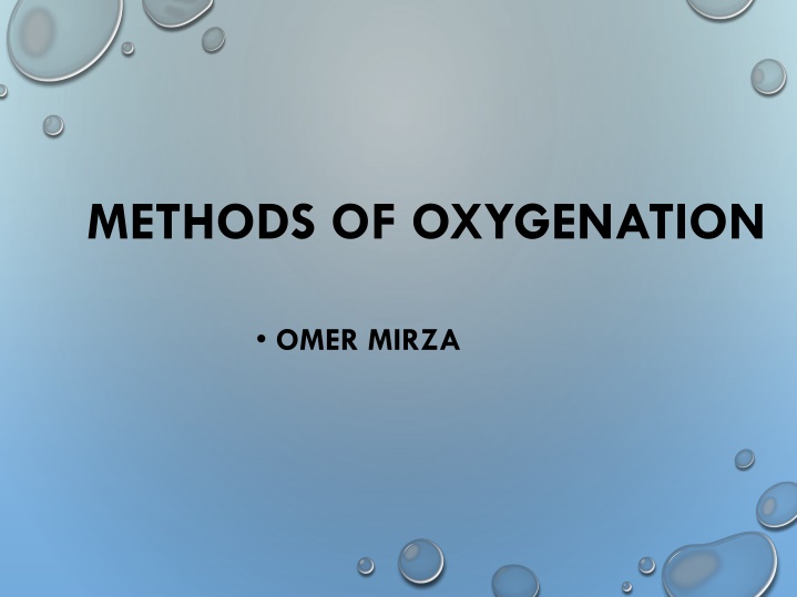 Comprehensive Guide to Oxygenation in Respiratory Care