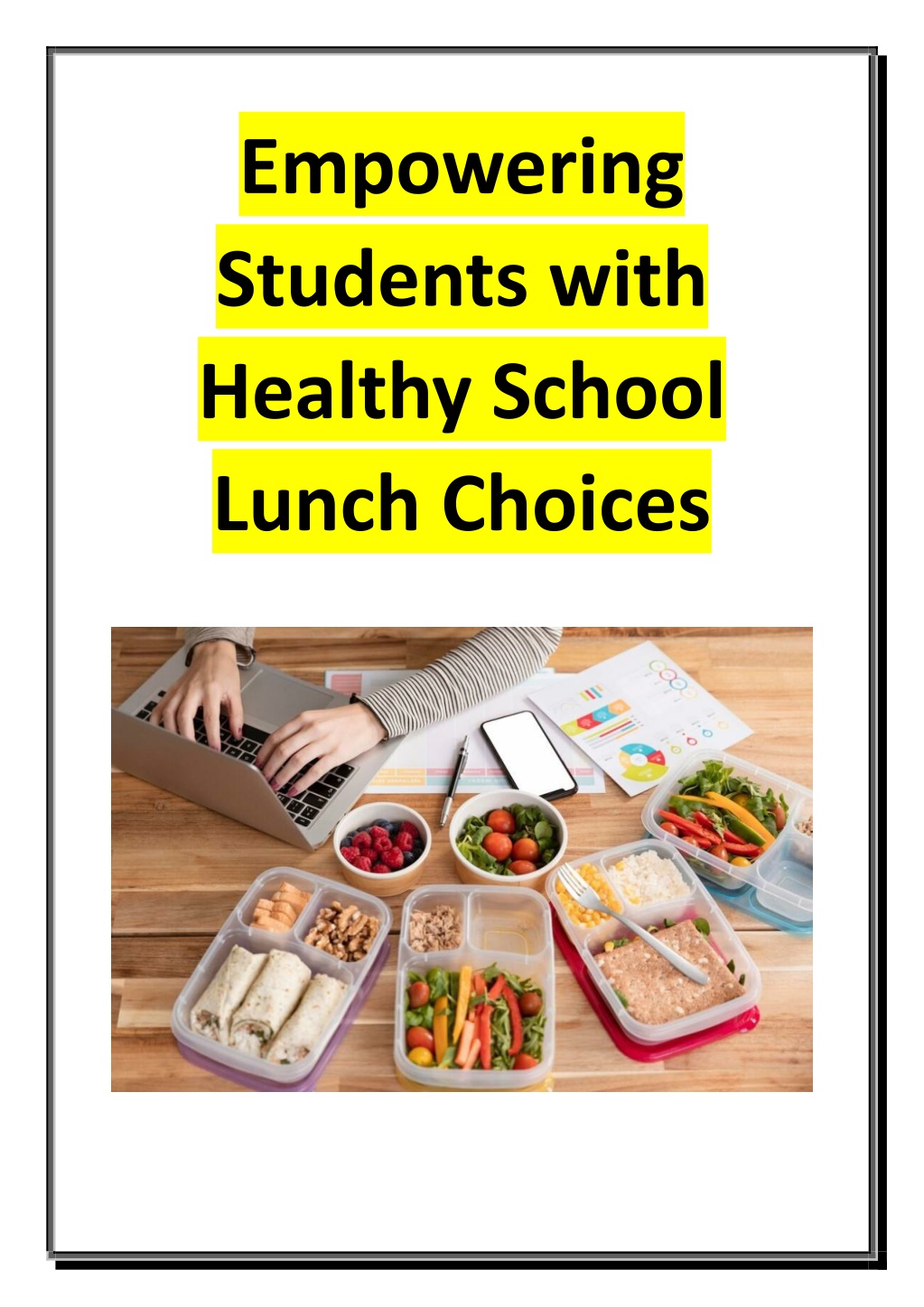 empowering students with healthy school lunch l.w