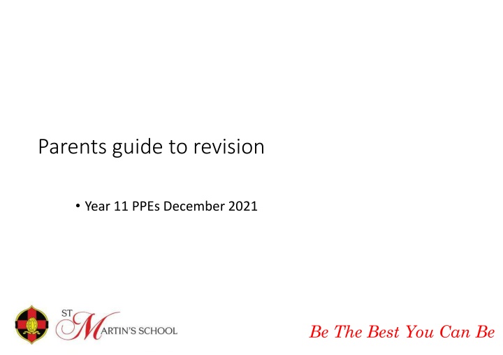 Effective Revision Strategies for Year 11 PPEs: Be The Best You Can Be