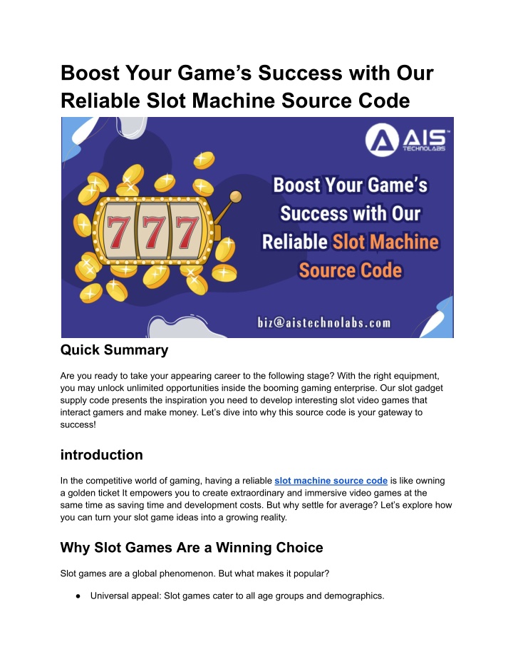 boost your game s success with our reliable slot n.w